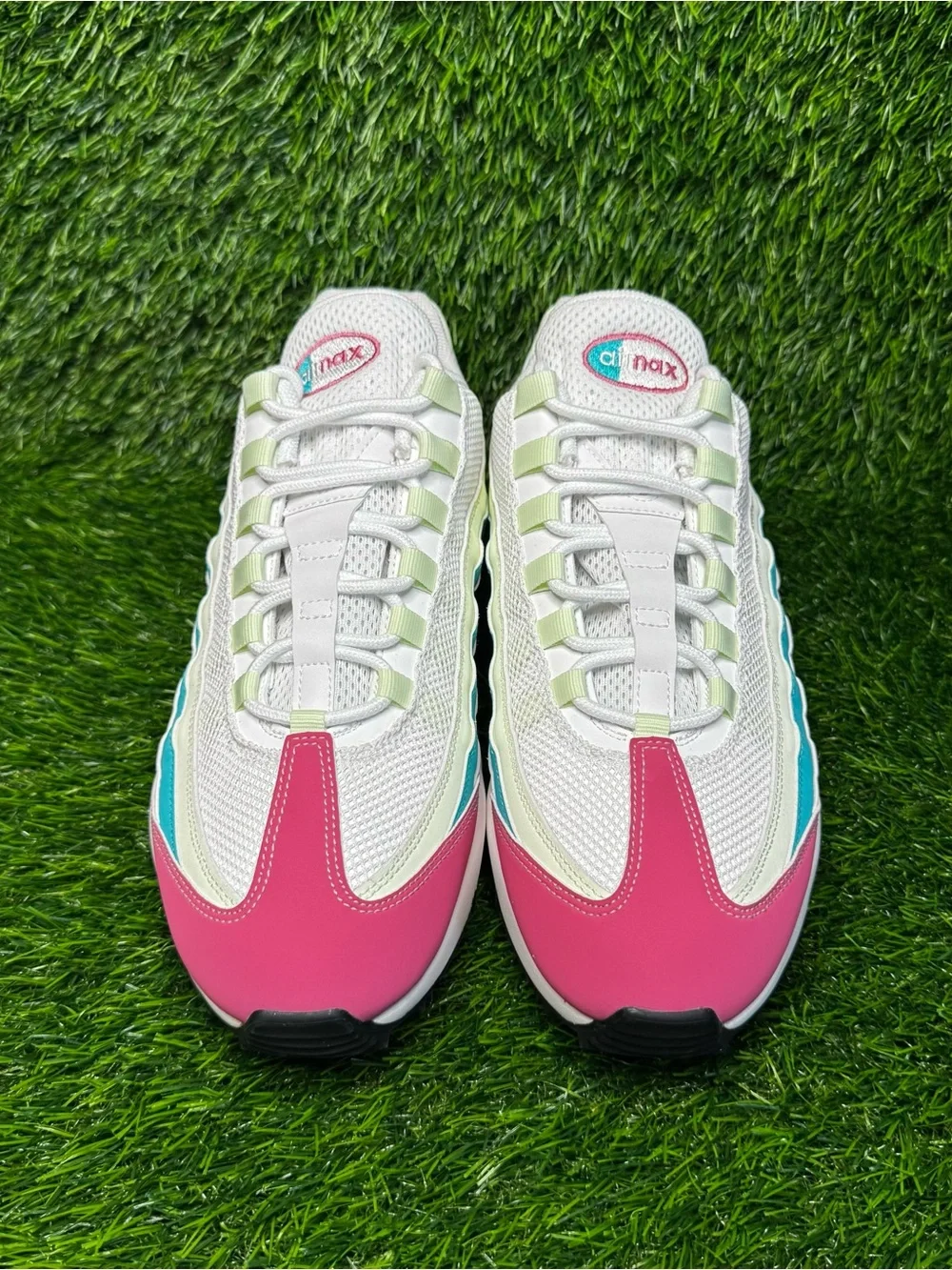 Size 11 - Mens Nike Air Max 95 G Peony Volt Tint Dusty Cactus Golf - HV4696-600
